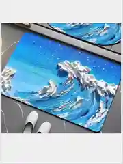 Коврик для ванной и туалета быстросохнущий, нескользящий, 80*50 см