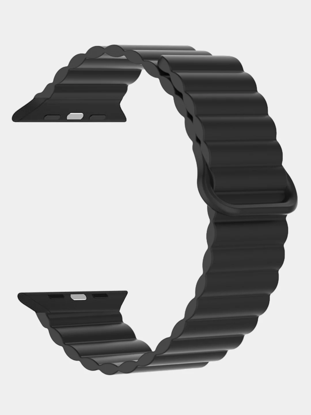 Угольный ремешок для смарт-часов Apple Watch магнитный Magnetic 38/40/41/42/44/45/49 мм ULTRA