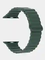 Зеленый ремешок для смарт-часов Apple Watch магнитный Magnetic 38/40/41/42/44/45/49 мм ULTRA