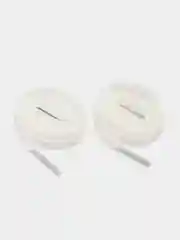 Белый шнурки для обуви черные и белые