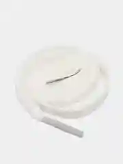 Белый шнурки для обуви черные и белые