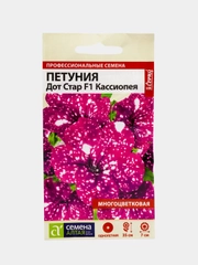 Семена цветов Петуния Дот Стар "Кассиопея", многоцветковая, F1, 5 штук
