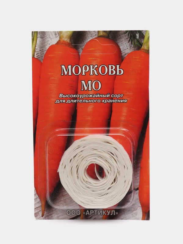 Морковь Мо на ленте 8 м среднеспелый (семена)