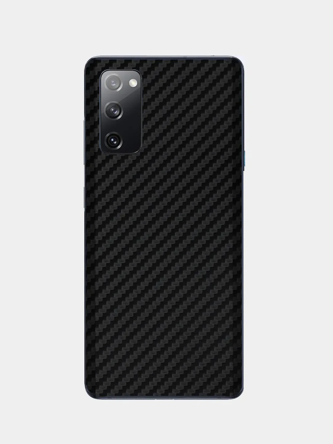 Черный защитная пленка для Samsung Galaxy S20 FE под карбон на заднюю часть, назад Самсунг S20FE