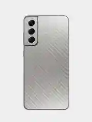 Серебряный защитная пленка для Samsung Galaxy S21 FE под карбон на заднюю часть, назад Самсунг S21FE