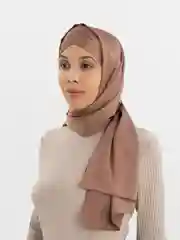 Карамельный готовый платок из шелка