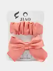 Карамельный заколки атласные