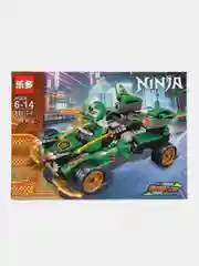 Зеленый конструктор ninja,AVENGERS,MARVEL, спорт кар, совместим с Лего
