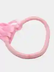 Розовый тонкие косички на резинке