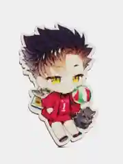 Значок деревянный по мотивам аниме "Волейбол" (Haikyuu)