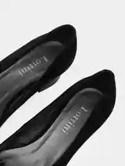 Черный туфли женские, на низкой подошве, размеры 33-43