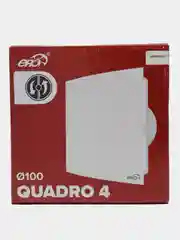 Вытяжной вентилятор 100 125 QUADRO C в кухню ванную туалет с обратным клапаном