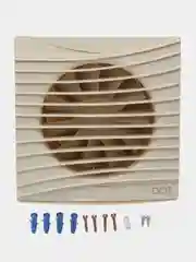 Вытяжной вентилятор бесшумный  SILENT C Ivory D 100-125 с клапаном слоновая кость