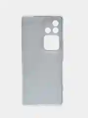 Светло-оранжевый силиконовый чехол на Vivo V30 Pro/S18 Pro / Виво V30 Про/S18 Про прозрачный, с рисунком