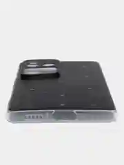 Светло-оранжевый силиконовый чехол на Vivo V30 Pro/S18 Pro / Виво V30 Про/S18 Про прозрачный, с рисунком