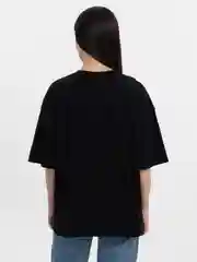 Футболка оверсайз "Штрихкод", унисекс, OverSize T-Shirt, хлопок, черная