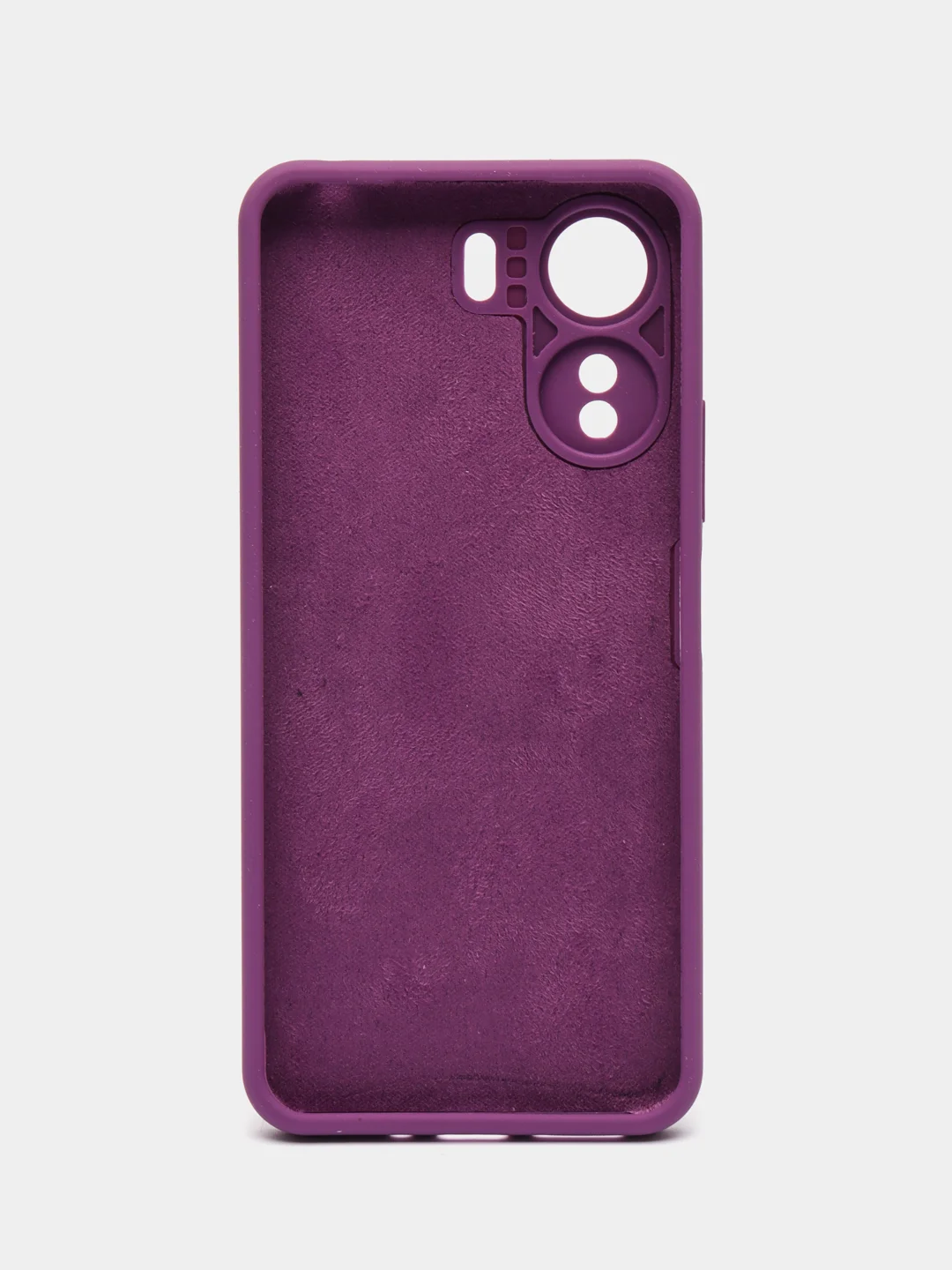Фиолетовый чехол для Xiaomi Redmi 13C, Poco C65, редми 13с, поко с65 с бархатом внутри, не пачкается