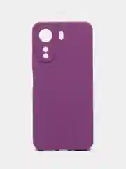 Фиолетовый чехол для Xiaomi Redmi 13C, Poco C65,  редми 13с, поко с65 с бархатом внутри, не пачкается