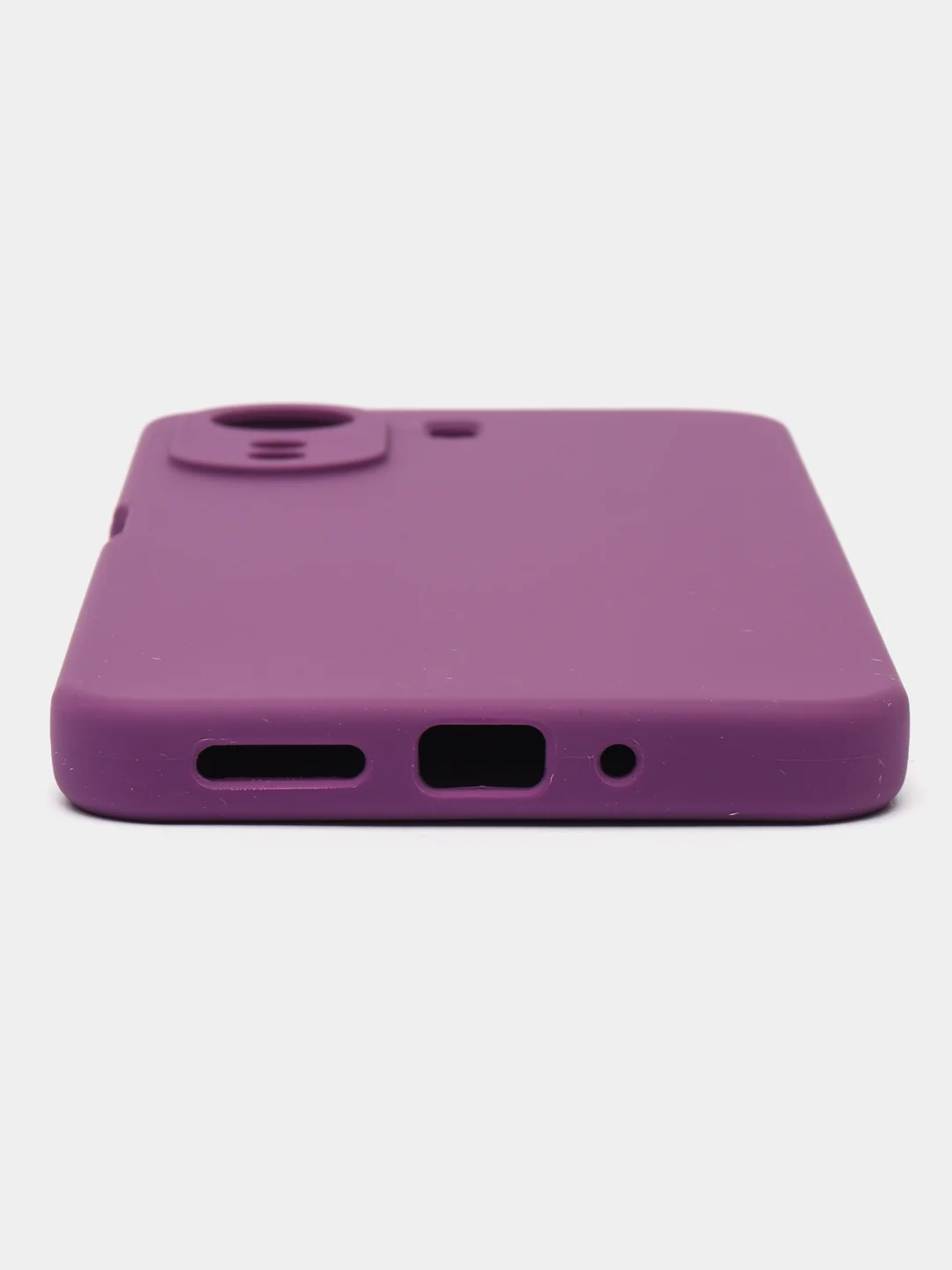 Фиолетовый чехол для Xiaomi Redmi 13C, Poco C65, редми 13с, поко с65 с бархатом внутри, не пачкается