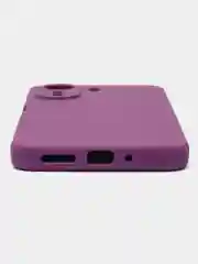 Фиолетовый чехол для Xiaomi Redmi 13C, Poco C65,  редми 13с, поко с65 с бархатом внутри, не пачкается