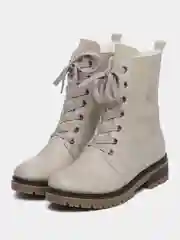 Бежевый ботинки зимние женские Rieker