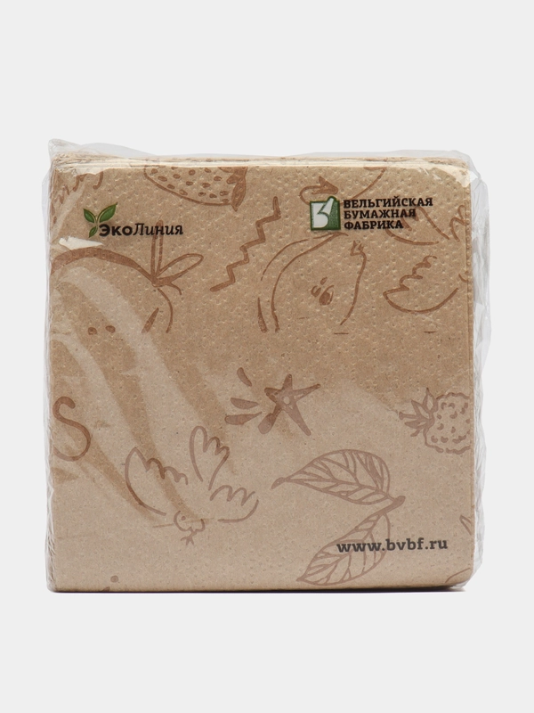 Салфетки бумажные крафт, 100 шт, 25*25 см