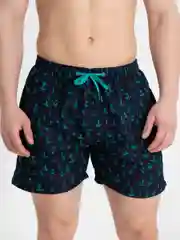 Бирюзовый шорты купальные
