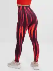 Красный легинсы спортивные женские