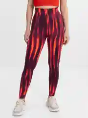 Красный легинсы спортивные женские
