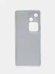 Черный силиконовый чехол на Vivo V30/S18 / Виво V30/S18 прозрачный, с рисунком