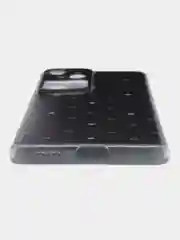 Черный силиконовый чехол на Vivo V30/S18 / Виво V30/S18 прозрачный, с рисунком