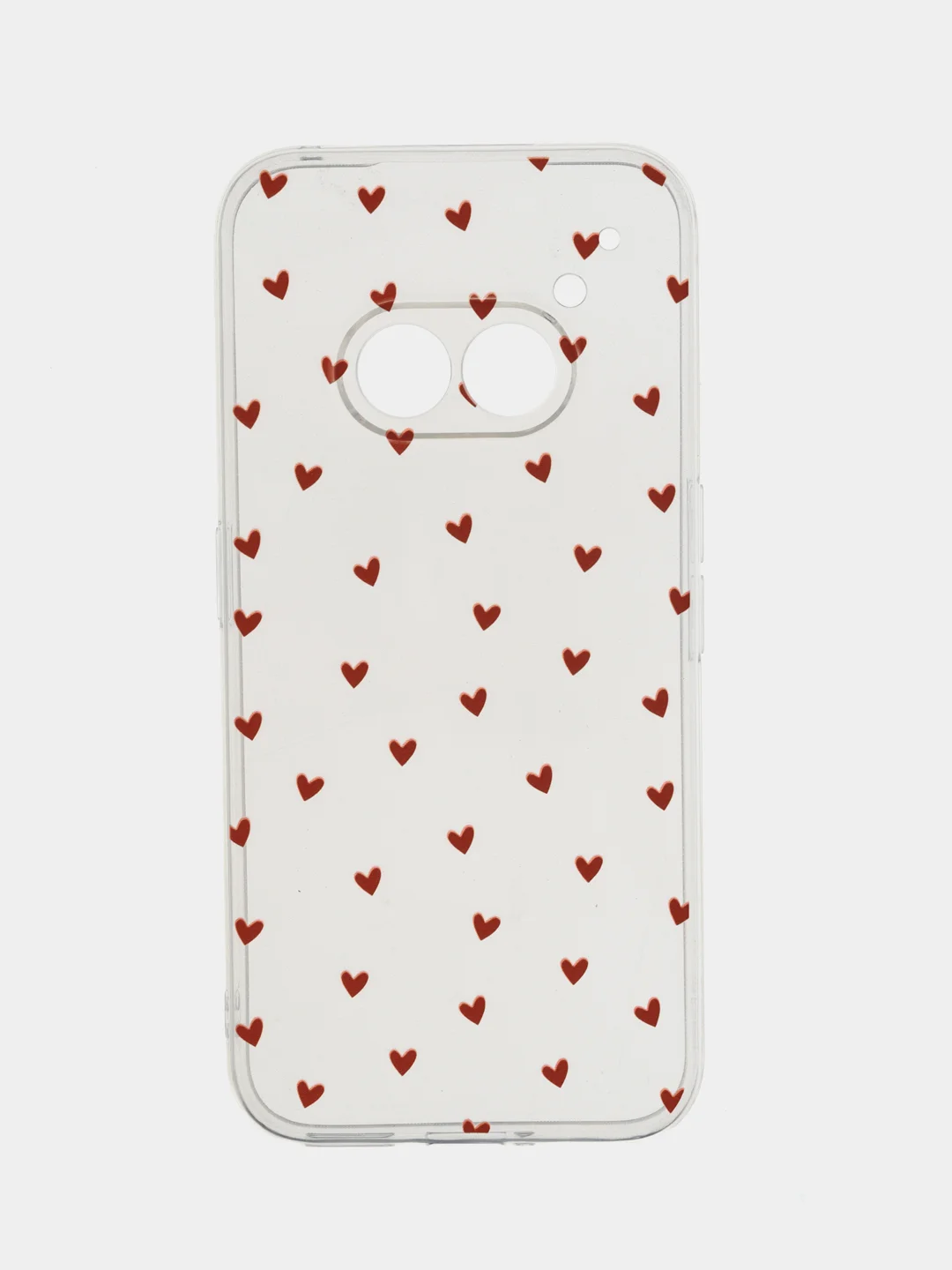 Коралловый меланж силиконовый чехол на Nothing Phone 2a / Нотинг Фон 2а прозрачный, с рисунком