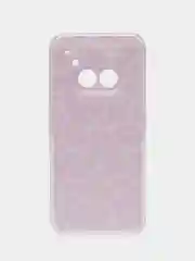 Пурпурный силиконовый чехол на Nothing Phone 2a / Нотинг Фон 2а прозрачный, с рисунком