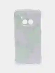 Лавандовый силиконовый чехол на Nothing Phone 2a / Нотинг Фон 2а прозрачный, с рисунком