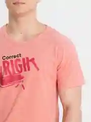 Розовый футболка мужская