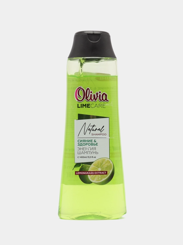 OLIVIA Aloe Care Шампунь для волос "Сияние и здоровье" с экстрактом лемонграсса 400 мл