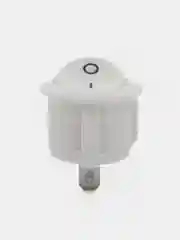 Белый тумблер, переключатель Пластиковый Кнопочный 6A/250VAC 10A 125VAC