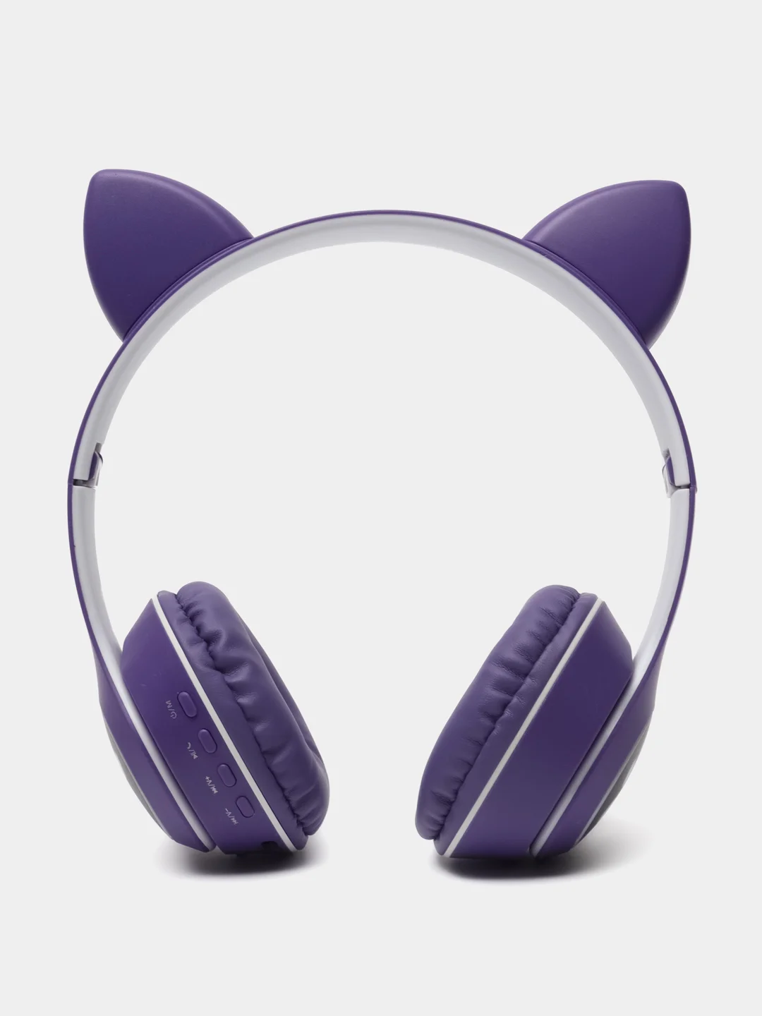 Фиолетовый беспроводные наушники Bluetooth, со светящимися ушками, детские