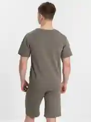 Зелёный хаки костюм мужской летний