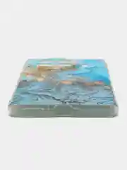 Голубой чехол на Tecno Spark 20 Pro Plus / Текно Спарк 20 Про Плюс прозрачный, с рисунком