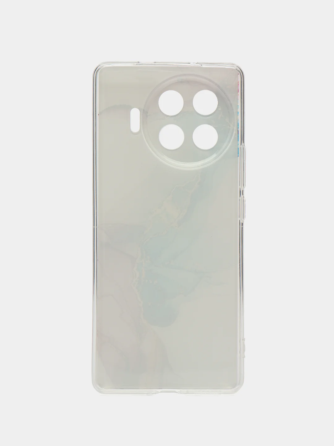 Ледяной чехол на Tecno Spark 20 Pro Plus / Текно Спарк 20 Про Плюс прозрачный, с рисунком