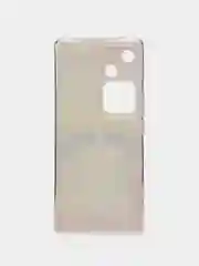 Желтый силиконовый чехол на Vivo V30/S18 / Виво V30/S18 прозрачный, с рисунком