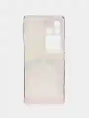 Голубой силиконовый чехол на Vivo V30 Pro/S18 Pro / Виво V30 Про/S18 Про прозрачный, с рисунком