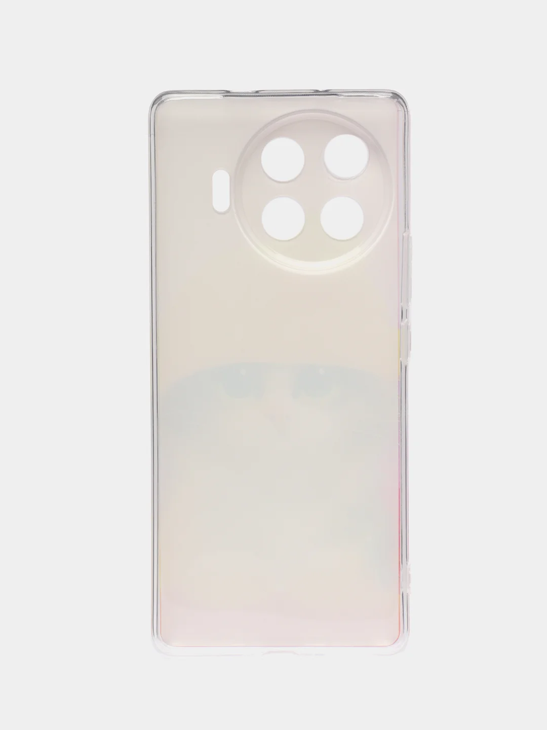 Желтый чехол на Tecno Spark 20 Pro Plus / Текно Спарк 20 Про Плюс прозрачный, с рисунком