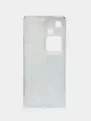 Бирюзовый силиконовый чехол на Vivo V30/S18 / Виво V30/S18 прозрачный, с рисунком