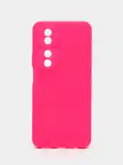 Фуксия чехол для Honor X8b, X7b , хонор, не пачкается, накладка с бархатом внутри