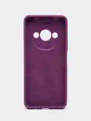 Фиолетовый чехол Xiaomi Redmi A3, Poco C61, Redmi A3X не впитывающий загрязнения