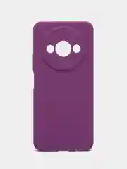 Фиолетовый чехол Xiaomi Redmi A3, Poco C61, Redmi A3X не впитывающий загрязнения