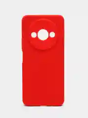 Красный чехол Xiaomi Redmi A3, Poco C61, Redmi A3X не впитывающий загрязнения