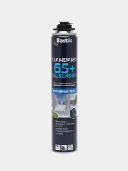 Бостик Standart PRO 65+ ALL Season, пена монтажная, всесезонная, 850 мл